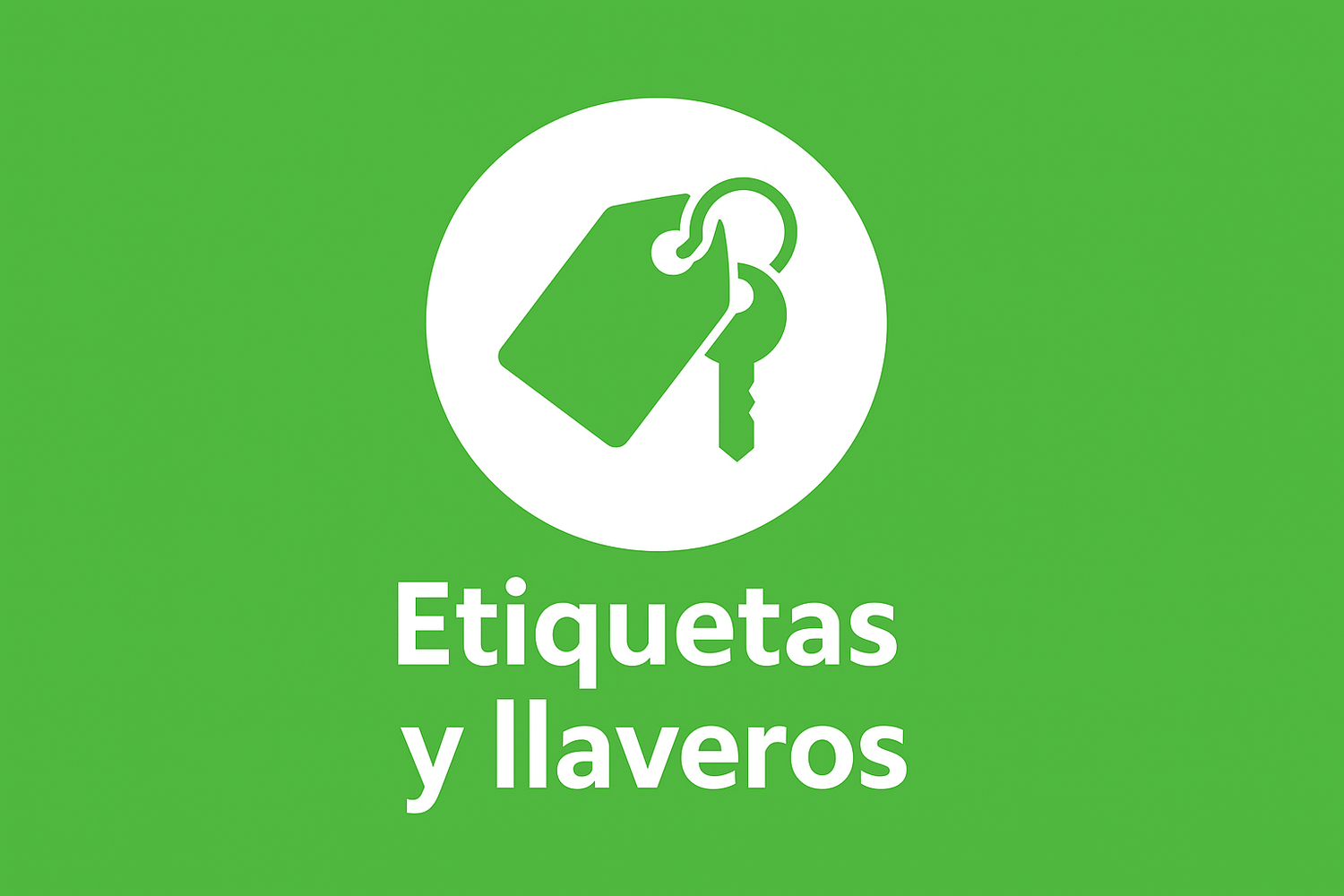 Etiquetas y llaveros