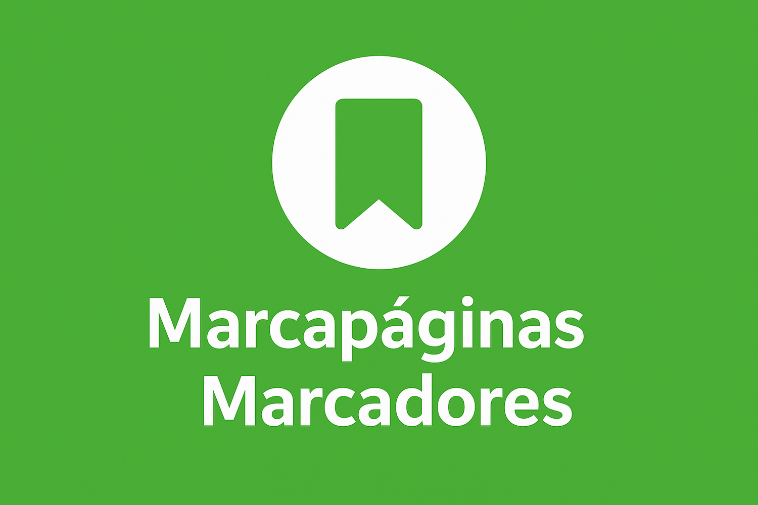 Marcapáginas / Marcadores