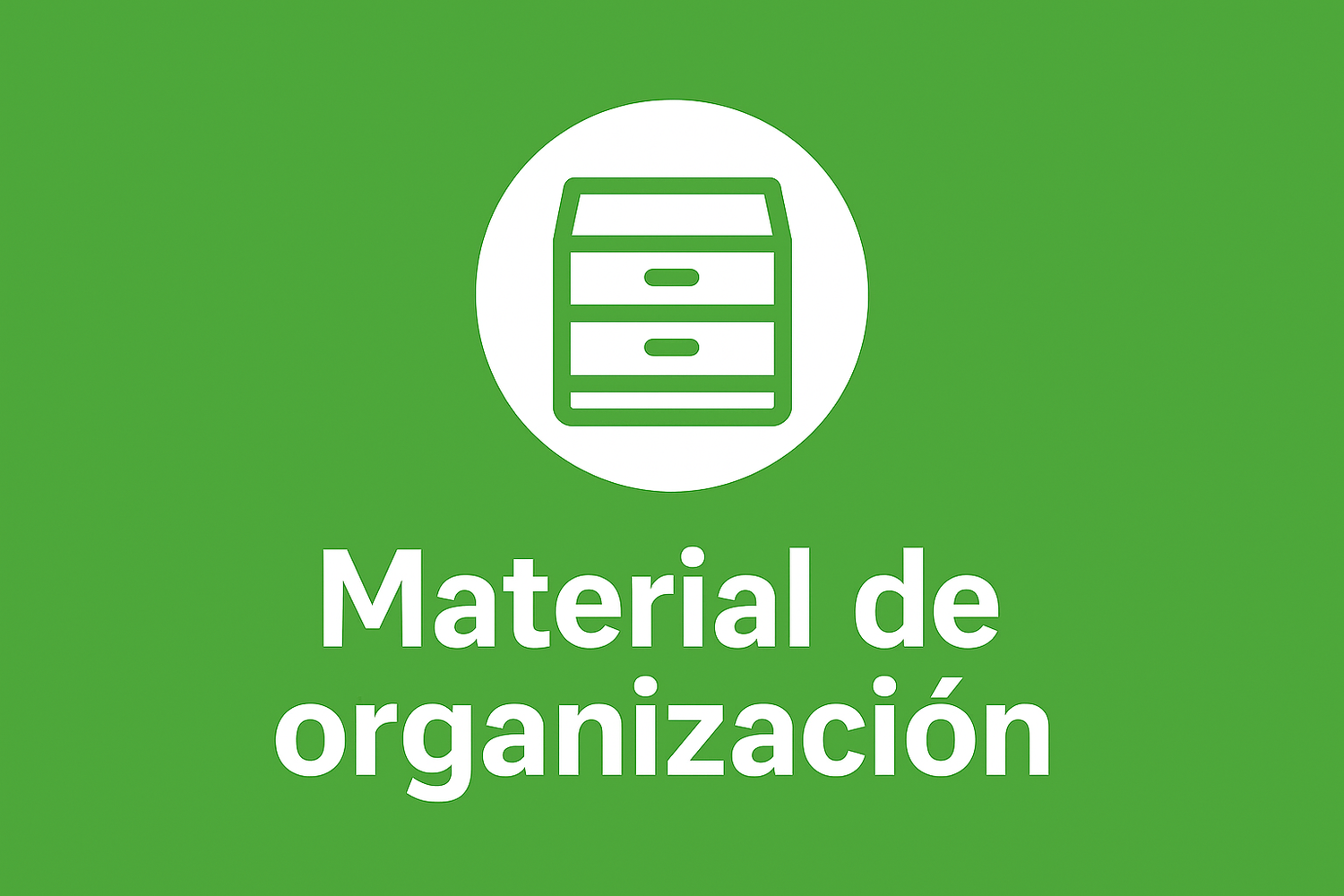 Material de organización