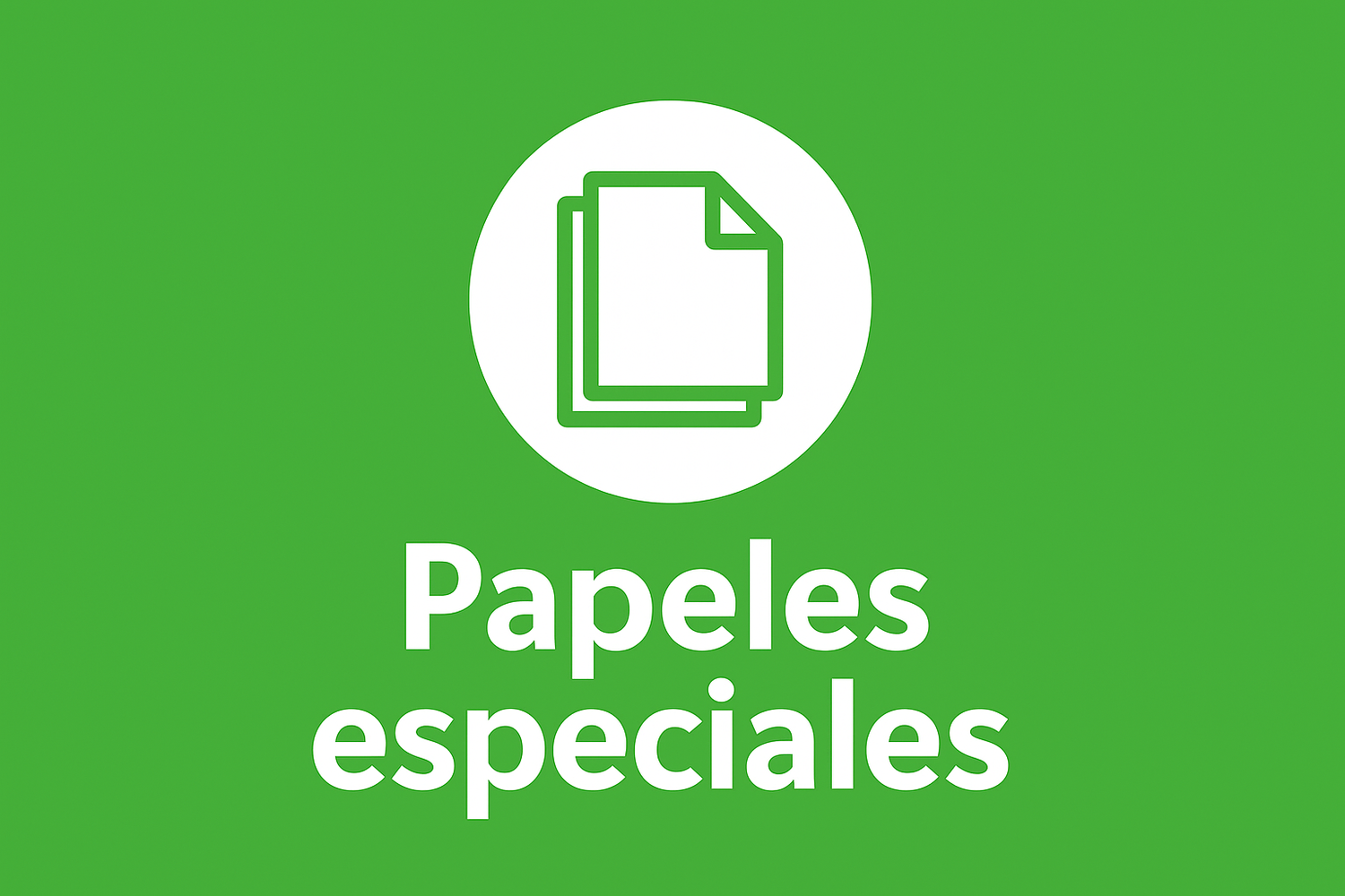 Papeles especiales (papel de colores, scrapbooking