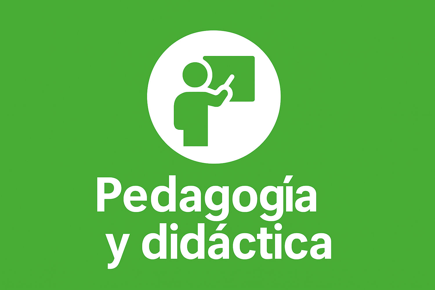 Pedagogía y didáctica