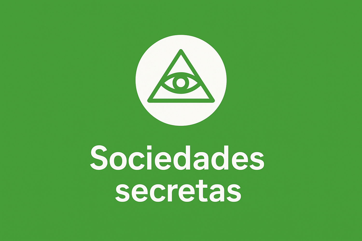 Sociedades secretas