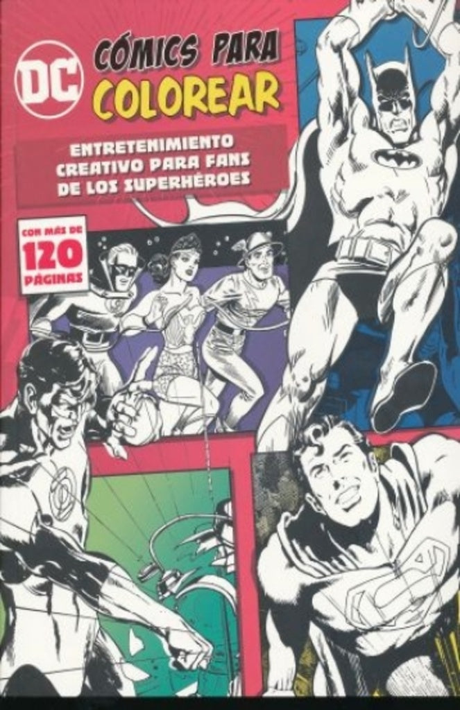 DC Cómics para colorear (rojo) | DC COMICS