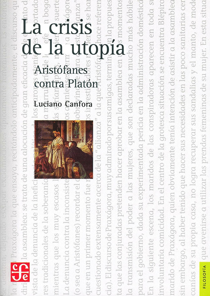 La crisis de la utopía. Aristófanes contra Platón | CANFORA LUCIANO