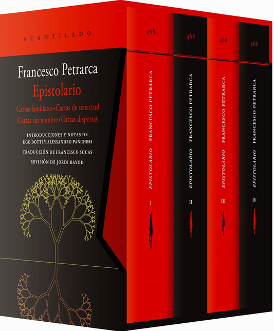 Epistolario (Estuche, 4 volúmenes) | FRANCESCO PETRARCA