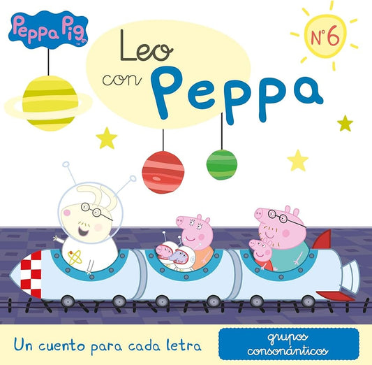 Peppa Pig. Lectoescritura - Leo con Peppa 6. Un cuento para cada letra: Grupos consonánticos | Hasbro/Eone