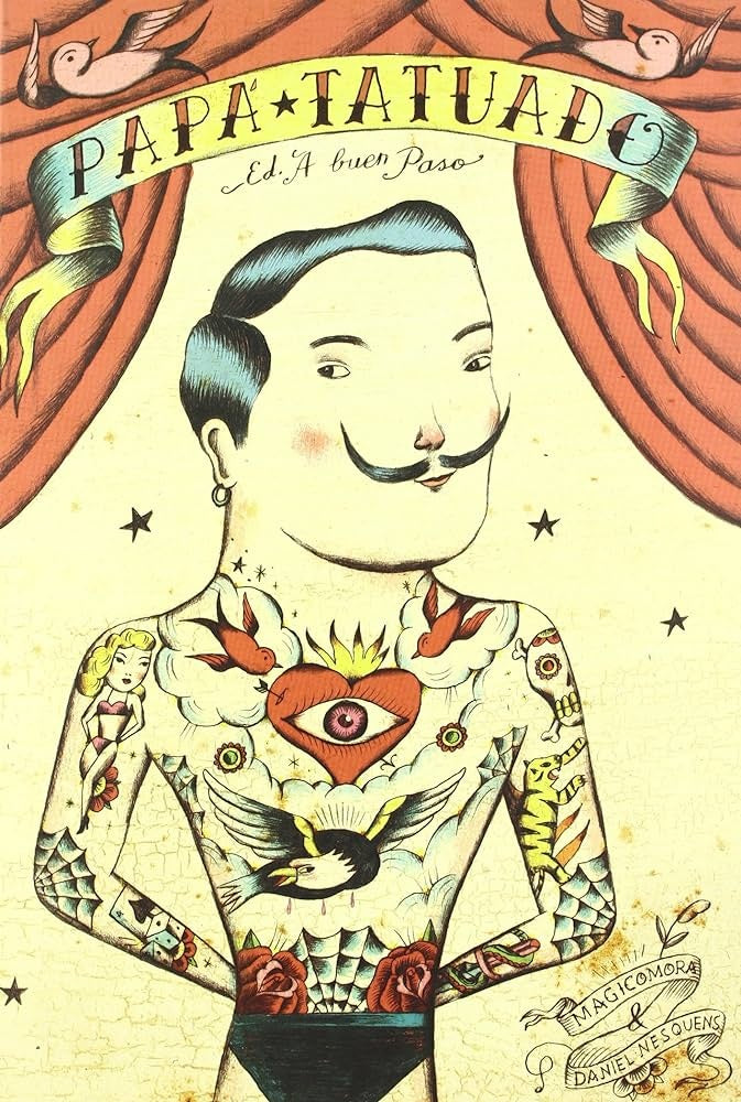 Papá tatuado | Daniel Nesquens -  Oyemathias