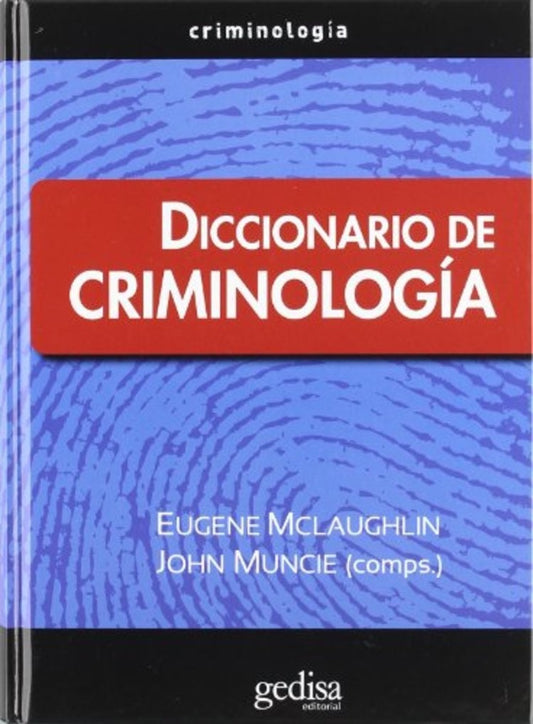 Diccionario de criminología | E./J. MUNCIE MCLAUGHLING