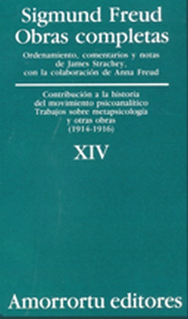 Obras completas Vol. 14 | Sigmund Freud