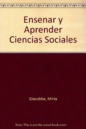 ENSEÑAR Y APRENDER CIENCIAS SOCIALES | SIN ASIGNAR