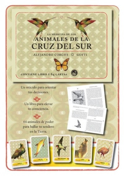 La medicina de los animales de la cruz del sur (libro + cartas) | Corchs, Gusti