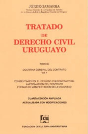 Tratado de derecho civil uruguayo. Tomo XI | Jorge Gamarra