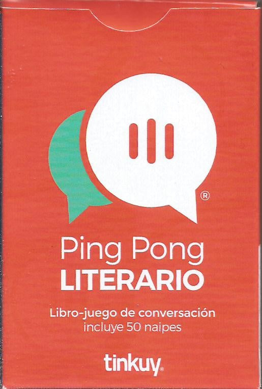 Ping Pong Literario (juego de conversación sobre libros y lecturas) | Tinkuy