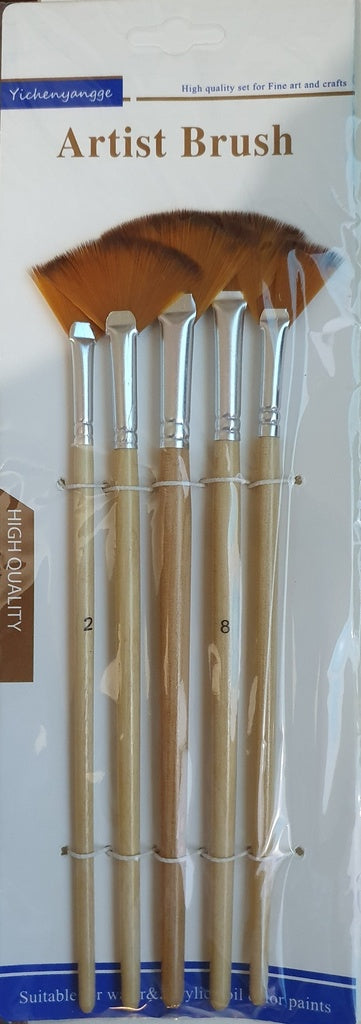 Set de 5 pinceles tipo abanico Yichenyangge Artist Brush

 | PAPELERÍA
