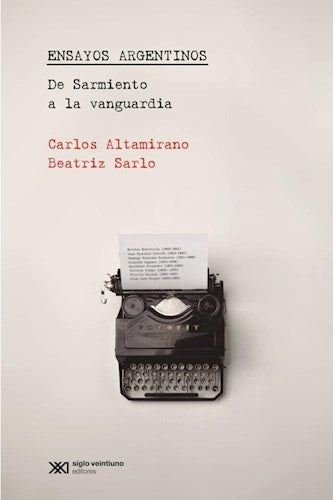 ENSAYOS ARGENTINOS | ALTAMIRANO SARLO