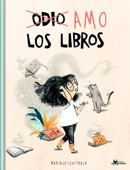 Amo los libros | Mariajo Ilustração