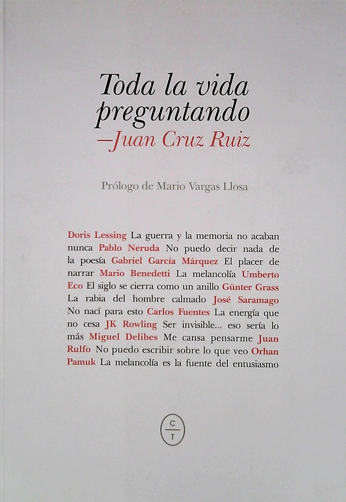 TODA LA VIDA PREGUNTANDO | JUAN CRUZ RUIZ