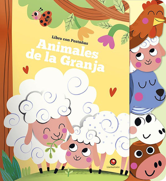 ANIMALES DE LA GRANJA. LIBRO CON PESTAÑAS