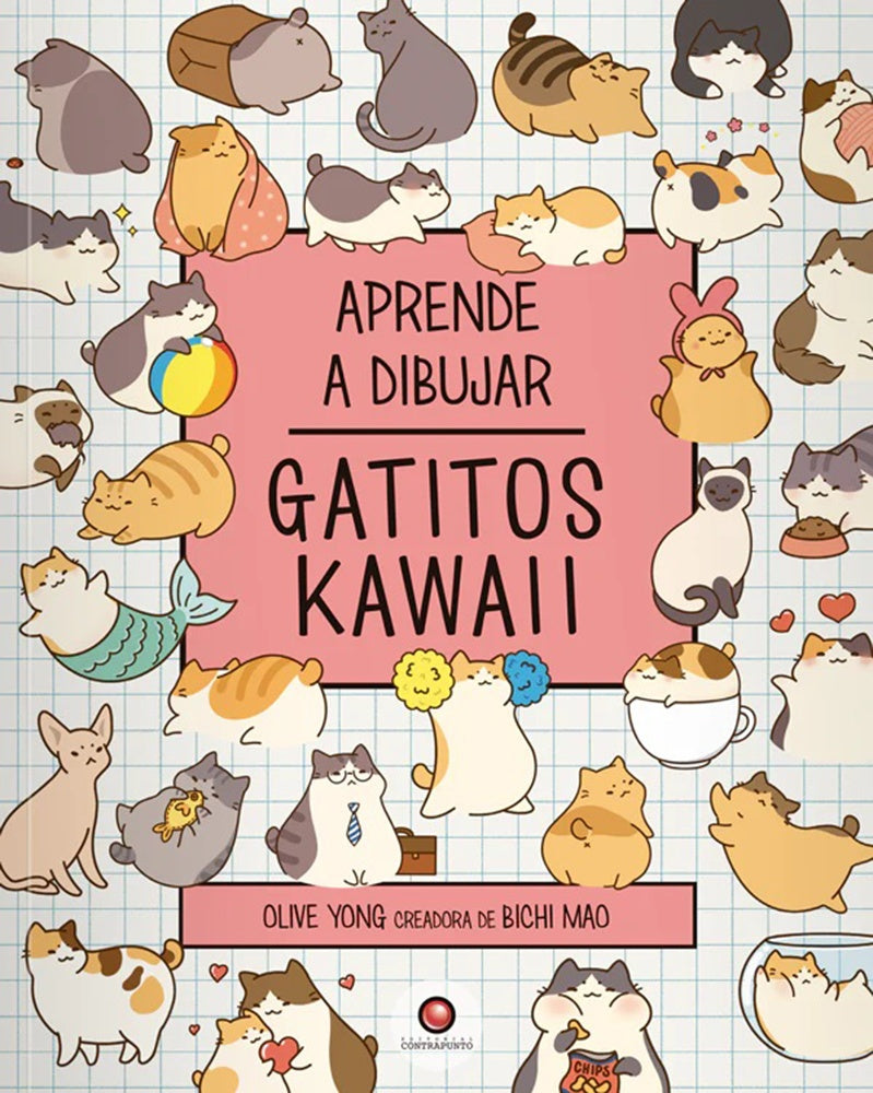 Aprende a Dibujar Gatitos Kawaii | OLIVE YONG