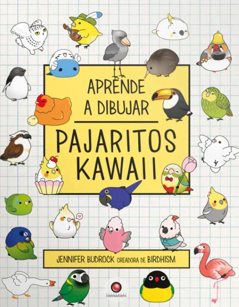 APRENDE A DIBUJAR PAJARITOS KAWAII | JENNIFER BUDROCK