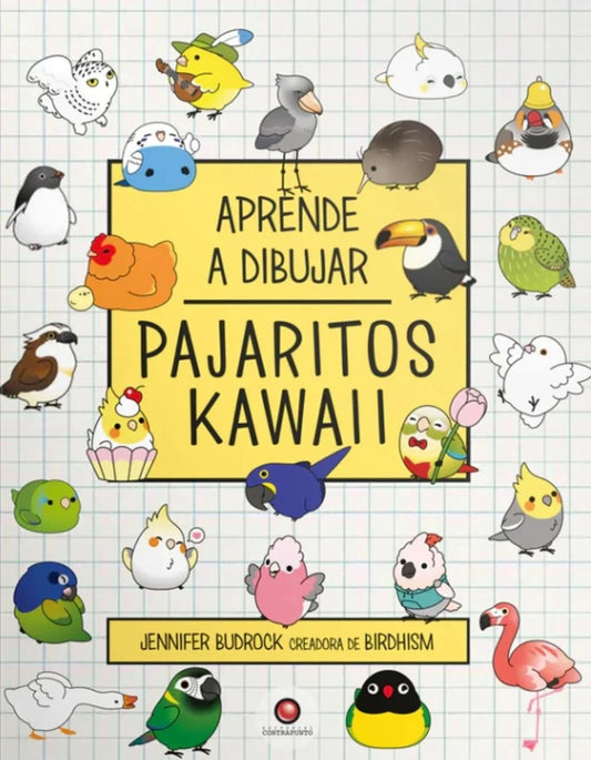 APRENDE A DIBUJAR PAJARITOS KAWAII | JENNIFER BUDROCK