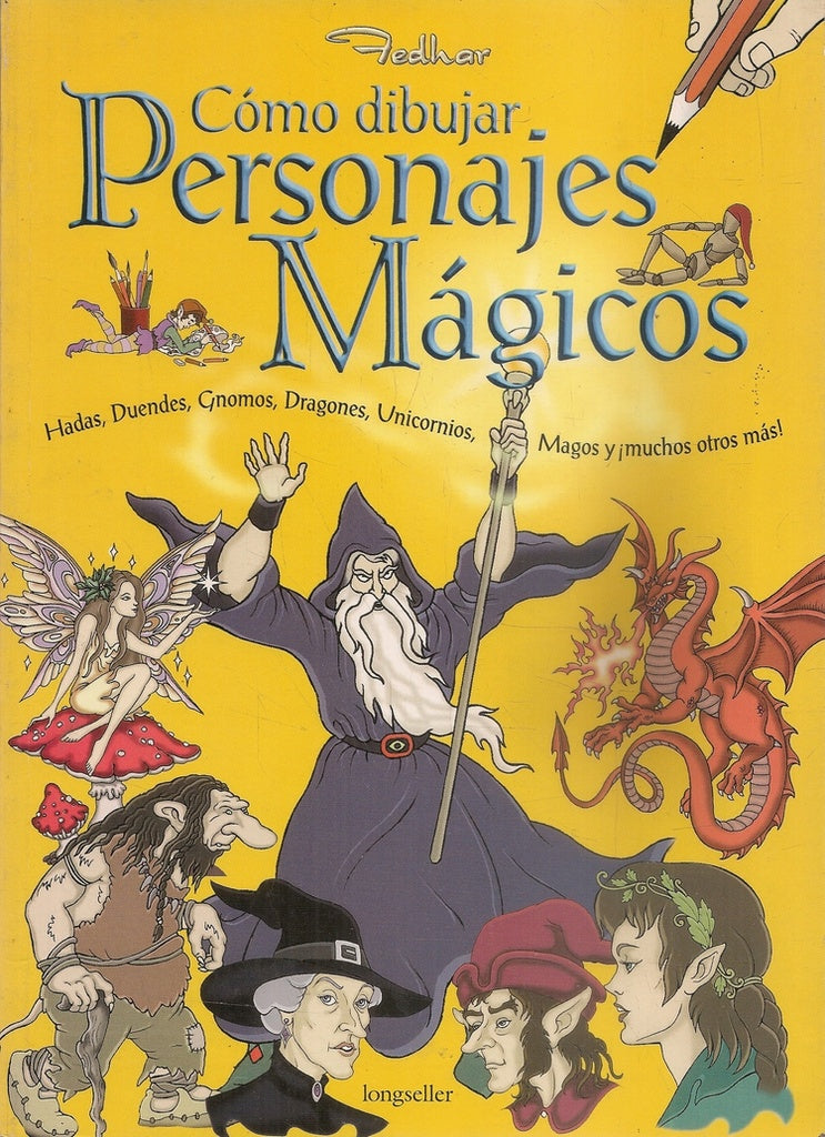CÓMO DIBUJAR PERSONAJES MÁGICOS | FEDHAR