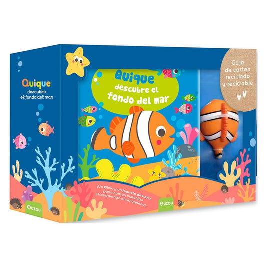 Libro de baño: Quique descubre el fondo del mar | Sigrid Martinez Peña
