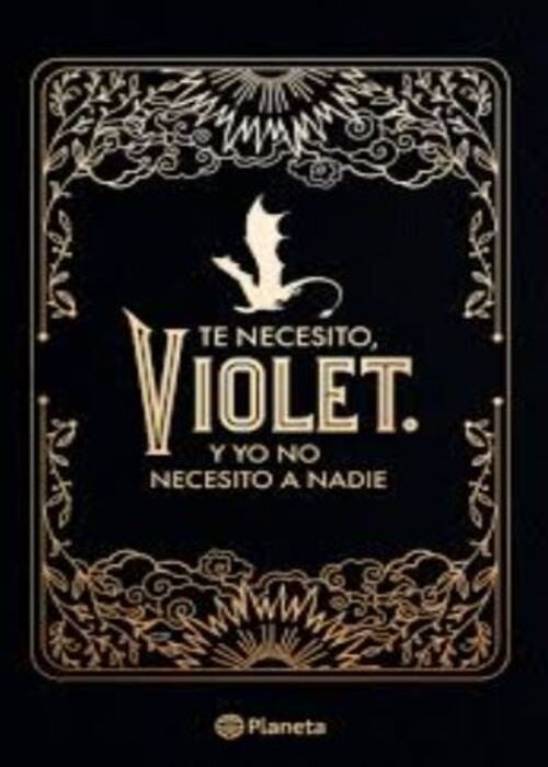 CUADERNO TE NECESITO, VIOLET Y YO NO NECESITO A NADIE