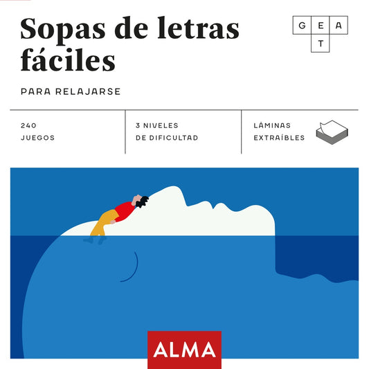 Sopas de letras fáciles para relajarse | Varios autores
