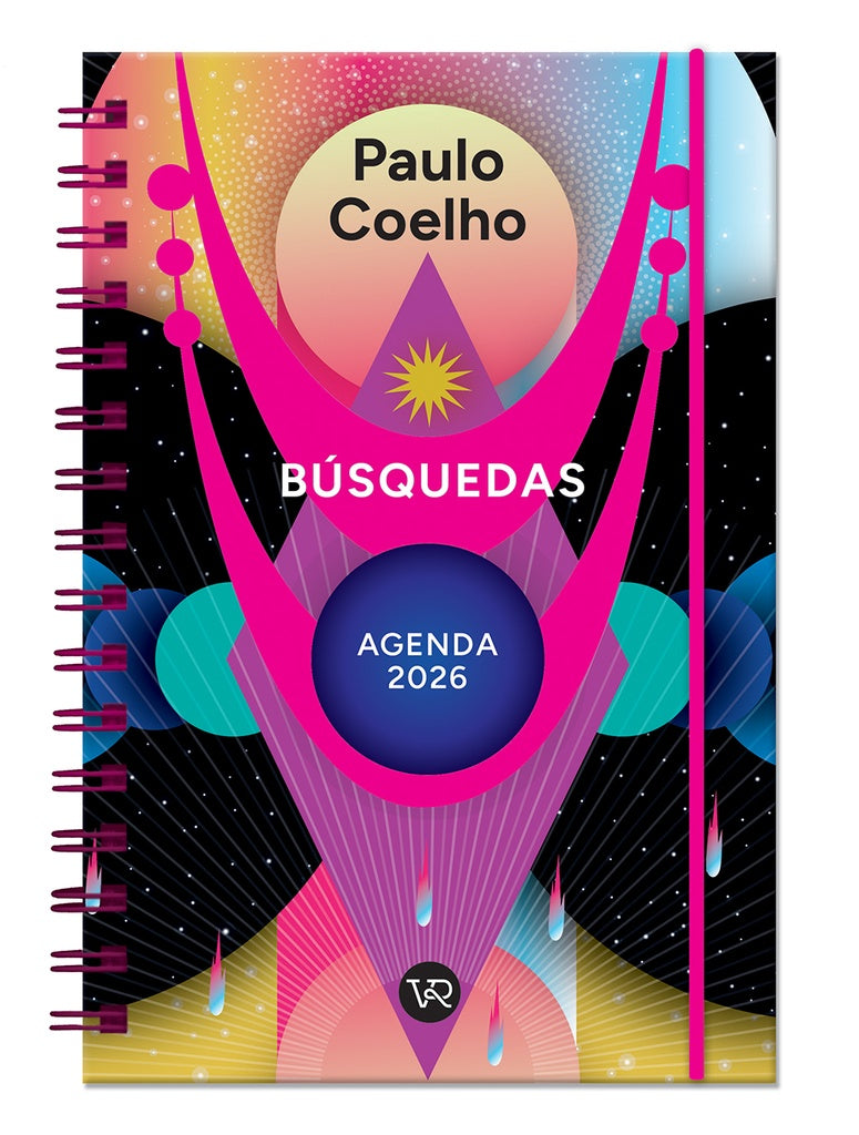 Agenda Paulo Coelho 2026  Anillada: Busquedas / Magenta | PAULO COELHO