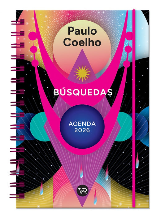 Agenda Paulo Coelho 2026  Anillada: Busquedas / Magenta | PAULO COELHO