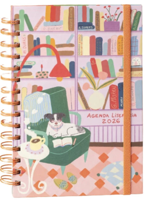 Agenda Literaria 2026. Anillada | AGUSTINA DE DIEGO