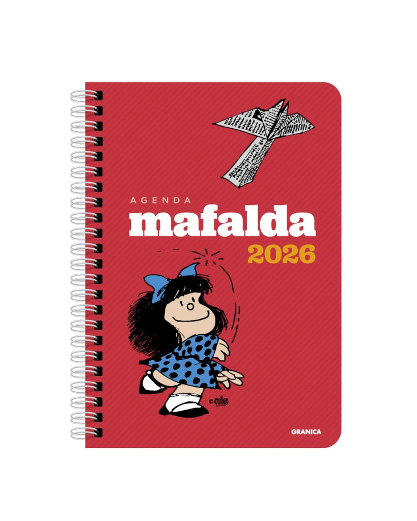 AGENDA MAFALDA 2026. TAPA DURA ROJA | (QUINO) JOAQUÍN SALVADOR LAVADO TEJÓN