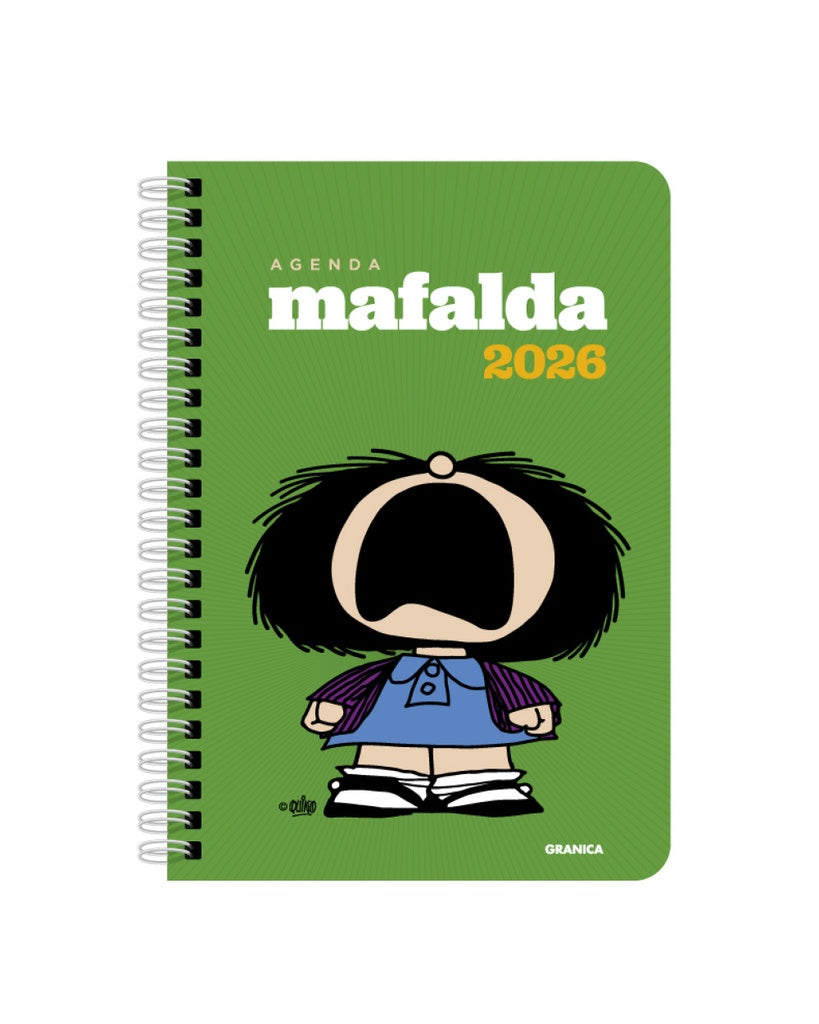 AGENDA MAFALDA 2026 ANILLADA VERDE | (QUINO) JOAQUÍN SALVADOR LAVADO TEJÓN