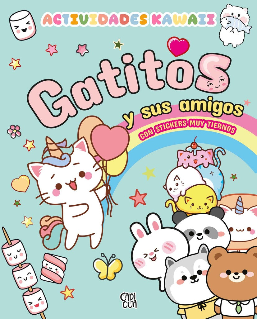Actividades kawaii: Gatitos y sus amigos | Varios autores