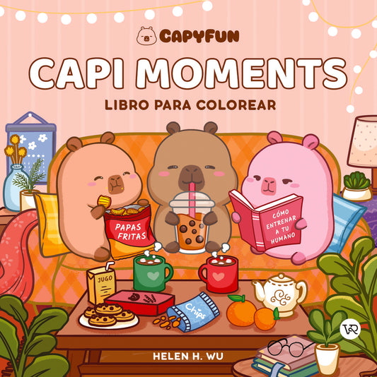 Capi Monents. Libro para colorear (Capyfun) | HELEN WU