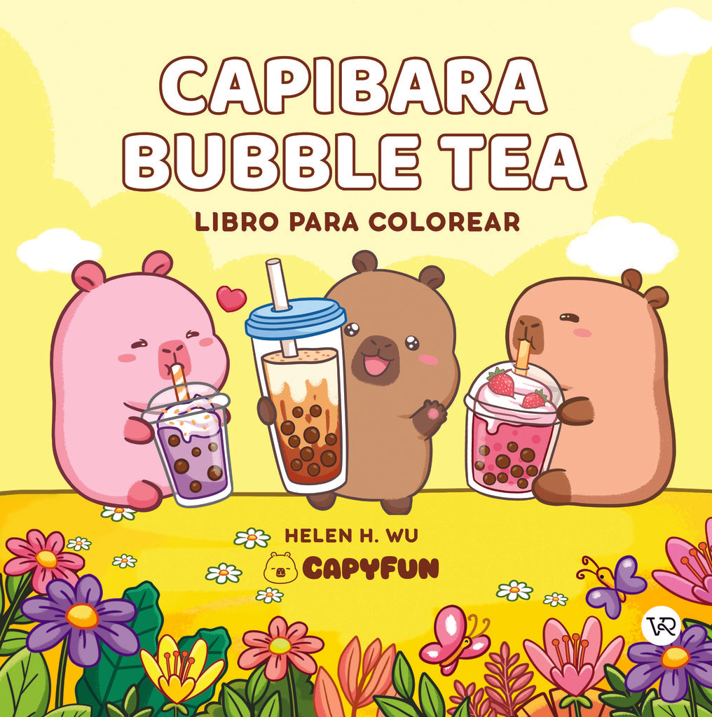 Capibara Bubble Tea. Libro para colorear (Capyfun) | HELEN WU