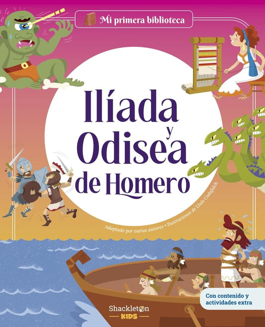 ILIADA Y ODISEA DE HOMERO | LLUÍS CADAFALCH I PLADEVALL | JORDI SOLÉ | HOMERO