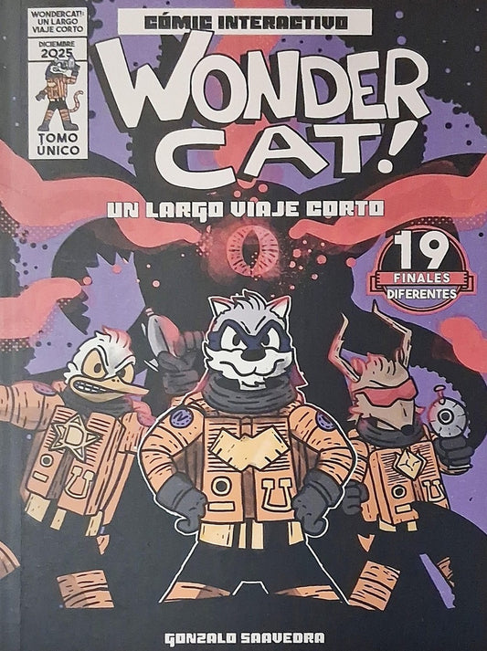 Wondercat! Un largo viaje corto. Cómic interactivo | GONZALO SAAVEDRA