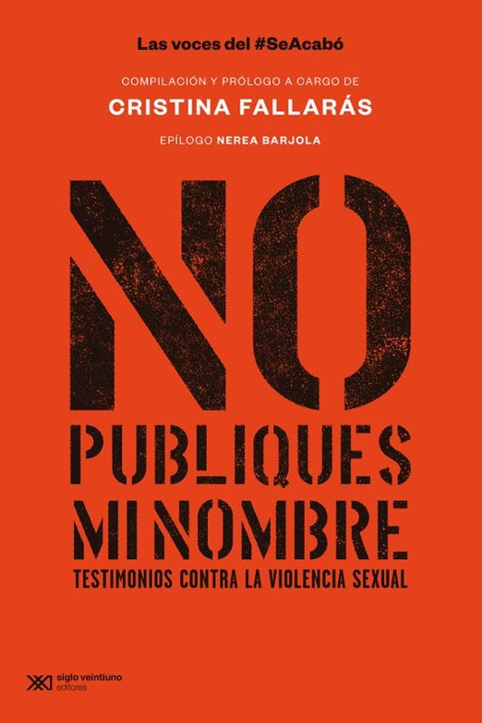 No publiques mi nombre | CRISTINA FALLARAS