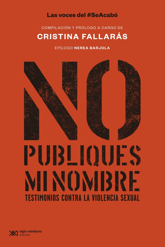 No publiques mi nombre | CRISTINA FALLARAS