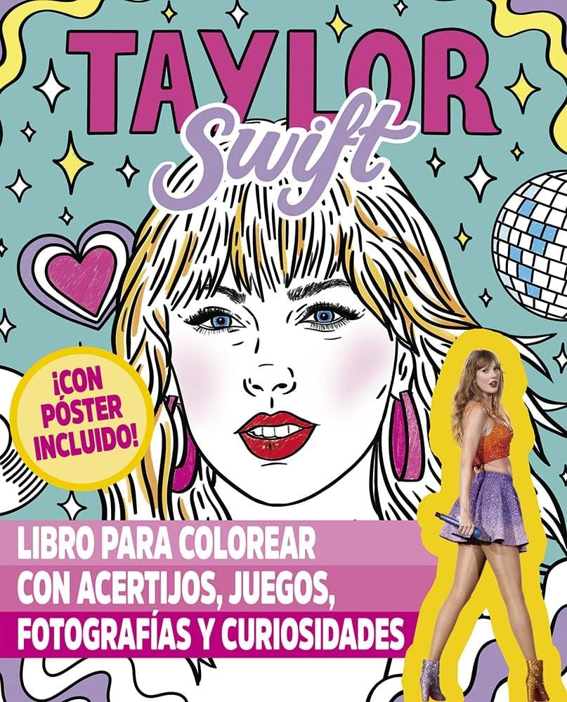 Taylor Swift. Libro para colorear | LUCIA GOMEZ ALCAIDE