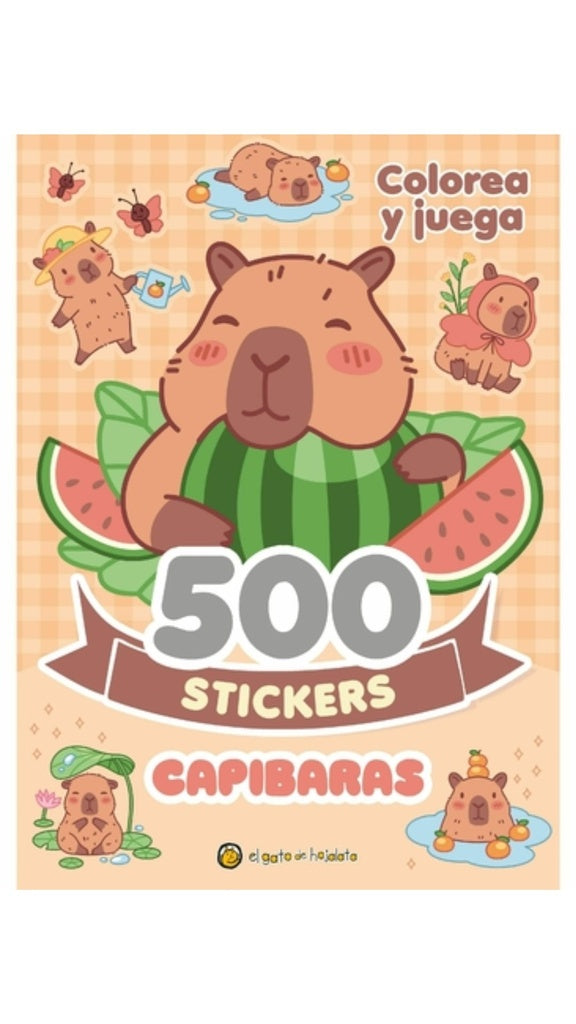 500 STICKERS-CAPIBARAS | Editorial Guadal S.A.