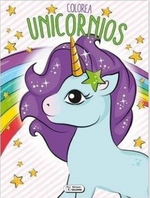Colorea unicornios | Editorial Saldaña