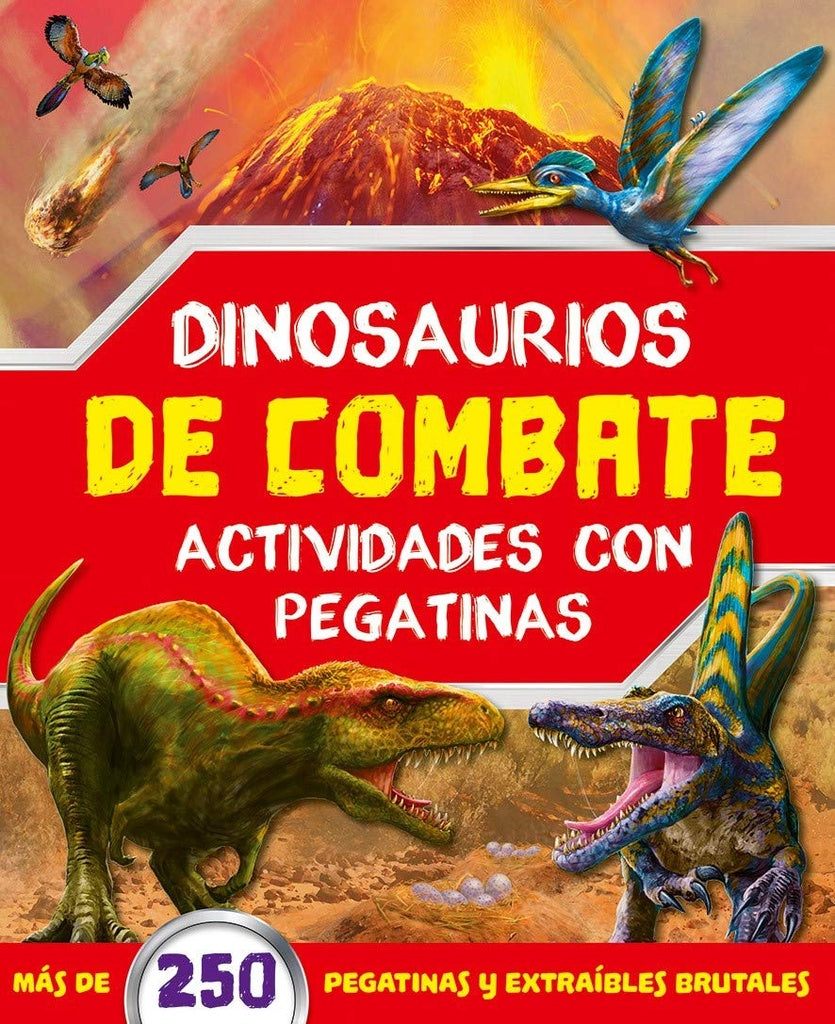 Actividades con pegatinas. Dinosaurios de combate | Varios autores