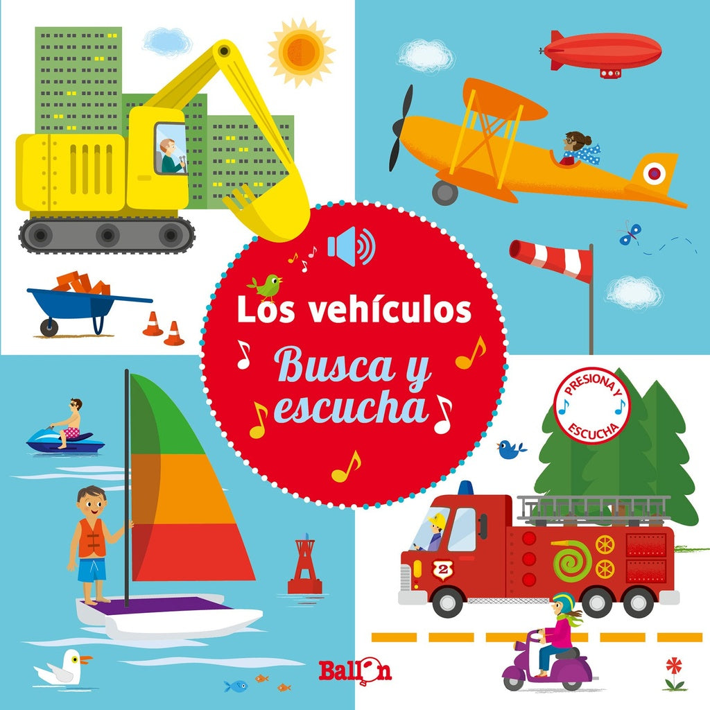 Los vehículos - Busca y escucha | Varios autores
