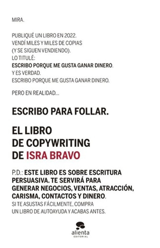 EL LIBRO DE COPYWRITING | ISRA BRAVO