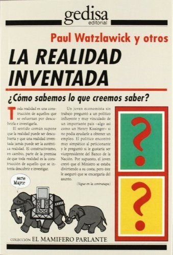 REALIDAD INVENTADA, LA | PAUL WATZLAWICK
