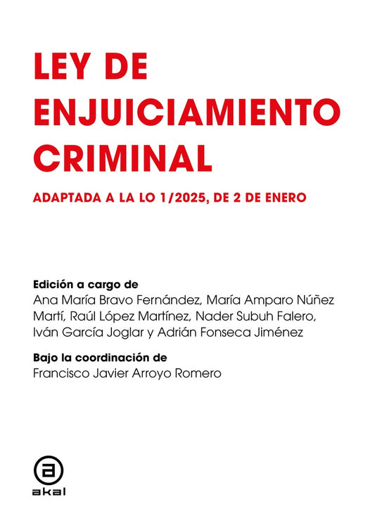 LEY DE ENJUICIAMIENTO CRIMINAL | ARROYOJAVIER