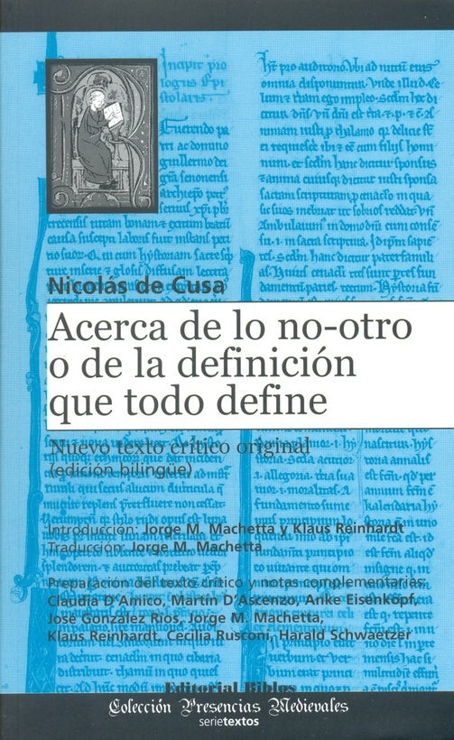 Acerca de lo no-otro o de la definición que todo define | Nicolás De Cusa